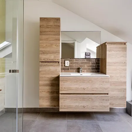 アパート Penthouse Duplex Met Groot Terras Dichtbij Zee. ブランケンベルヘ